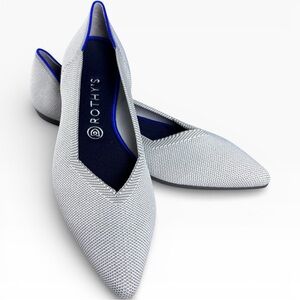 Rothy's The Point II in Flax Birdseye Size 10.5